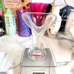 Clear Jack in the Pulprit Art Glass Vase